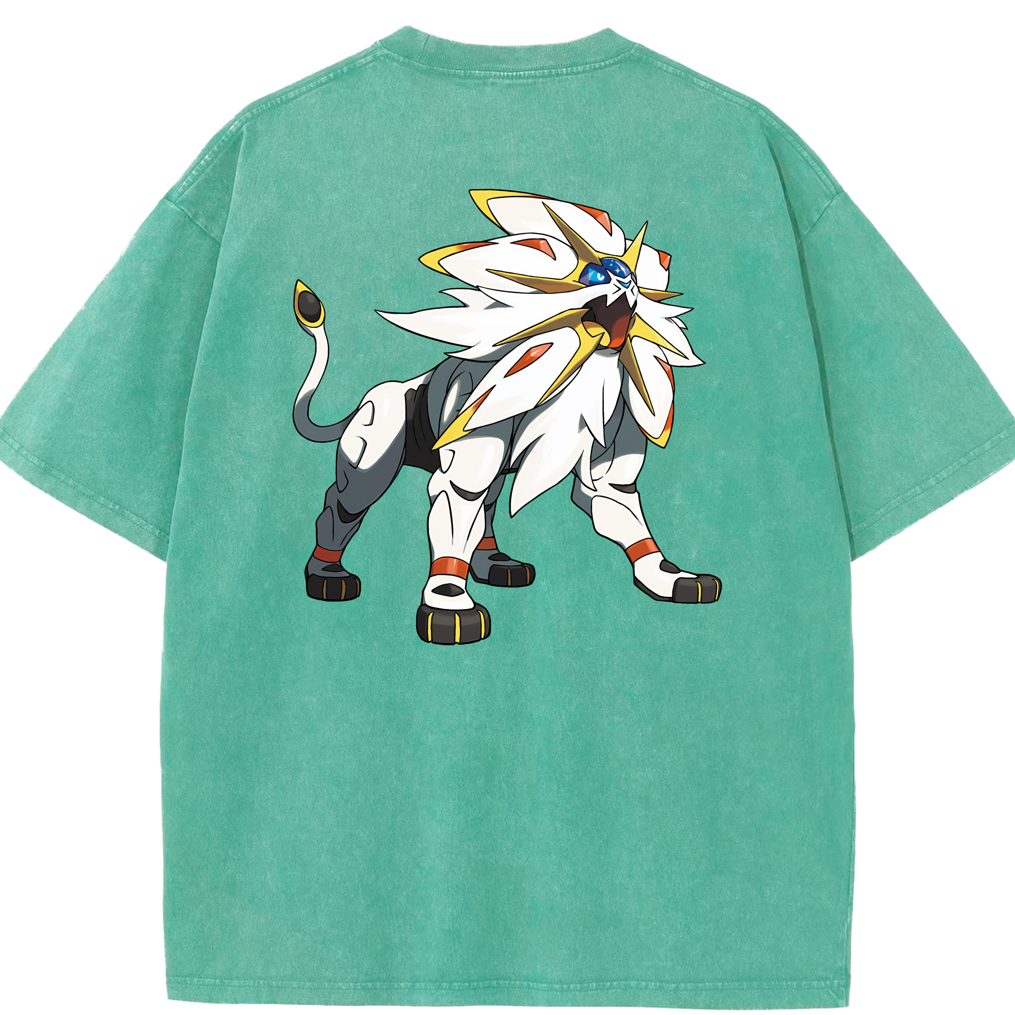 （画像用） ポケットモンスター Pokémon 綿100% ヴィンテージ風 半袖Tシャツ（背面プリント）